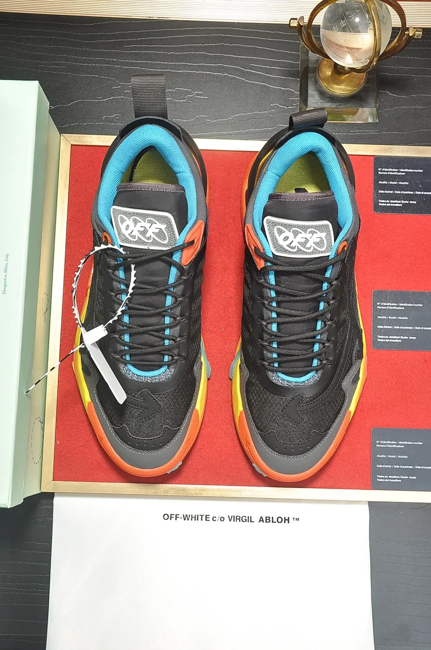 Men's men's shoes💰660💶【off-white】👫 Original one-to-one replica, high-end quality🥳The latest model has not been listed on the official website yet, the top version. Fabric: Imported open-edge beaded laminated leather Lining: Imported breathable mesh Outsole: New material imported TPU combination sole Male 38-44 (customized at 45)